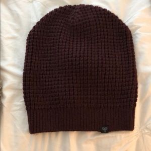 Maroon winter beanie